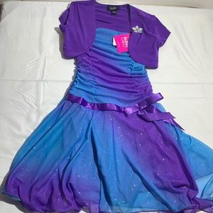 blue and purple , sparkly, brand new